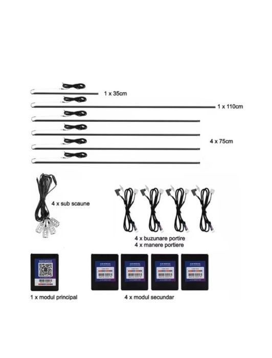 Lumini ambientale auto.