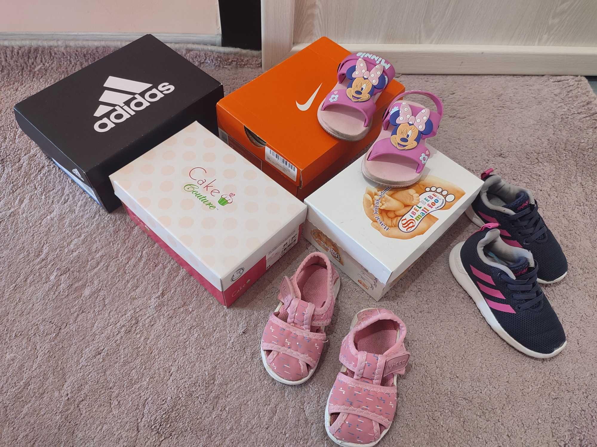 Обувки за момиченце Adidas, nike, vicco, minnie, sibel