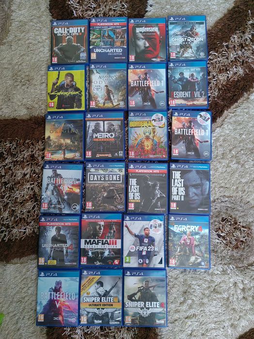 Consola+2 controler+jocuri ps4