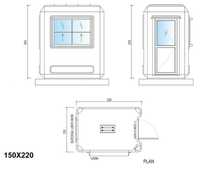 Cabina paza model 150x220