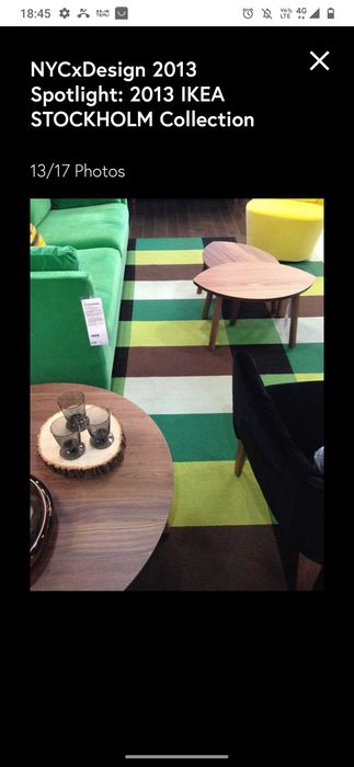 Covor Stockholm Ikea lana NOU sigilat VERDE