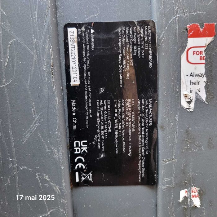 Hoverboard hoverbord cu cart