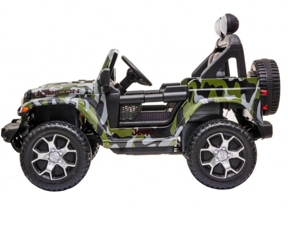 Masinuta Electrica JEEP 4X4, 1 loc, Scaune Tapitate, Roti Spuma Eva