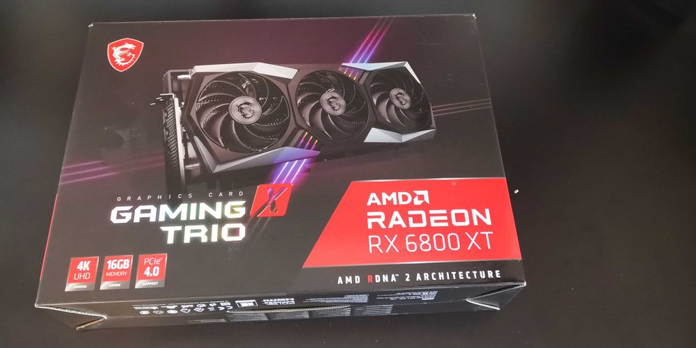 Placa video RX 6800XT MSI Gaming X Trio 16GB GDDR 6