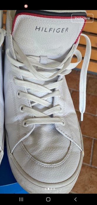 Adidasi Tommy Hilfiger originali din piele naturala 43