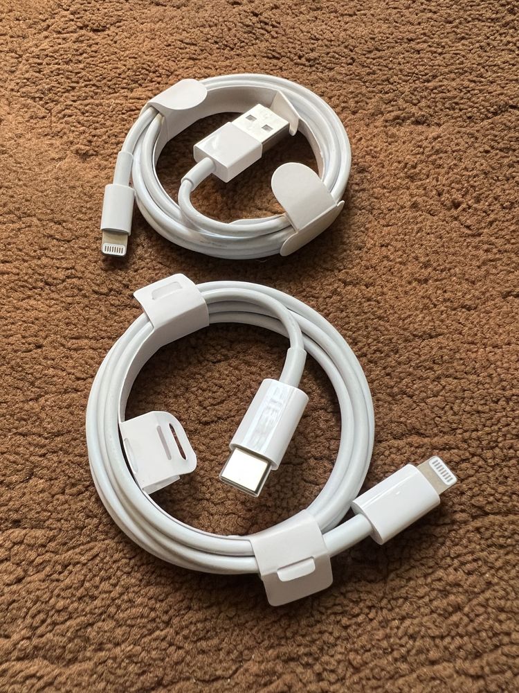 Cabluri încărcare Apple iPhone. iPad  usb C și normale  originale