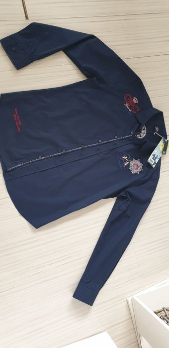 La Martina Italy Stretch Cotton Slim Fit / L  НОВО ОРИГИНАЛ МЪЖКА РИЗА