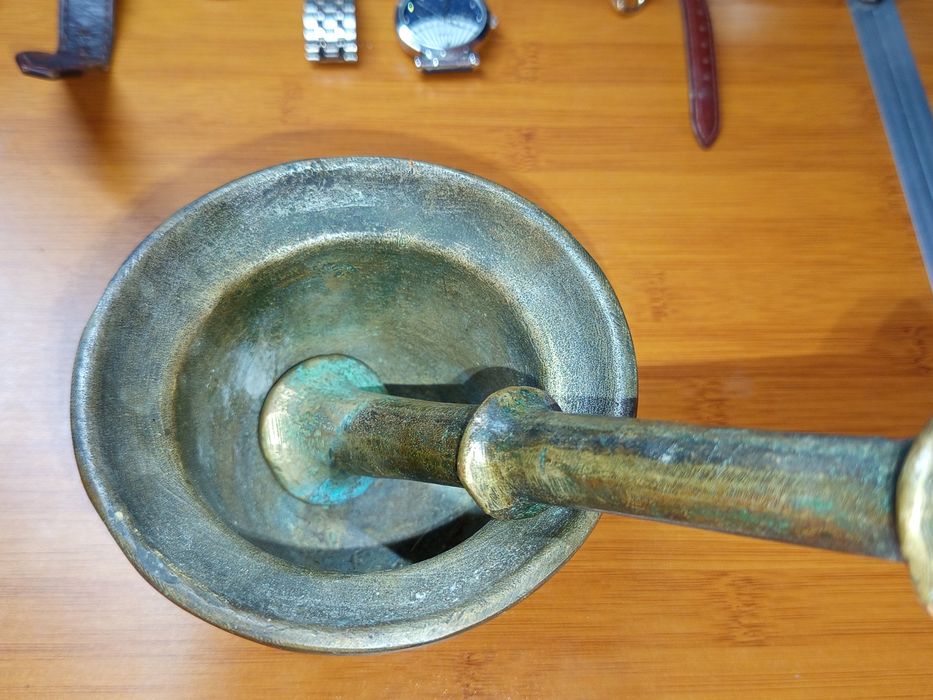 Mojar din bronz masiv, aproximativ sec XVII-XVIII