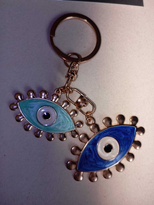 Ключодържател за чанта и ключове. Parfois. Очи. Нов.