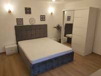 Set Dormitor Regal cu Pat Tapitat 160 cm x 200 cm COD R32