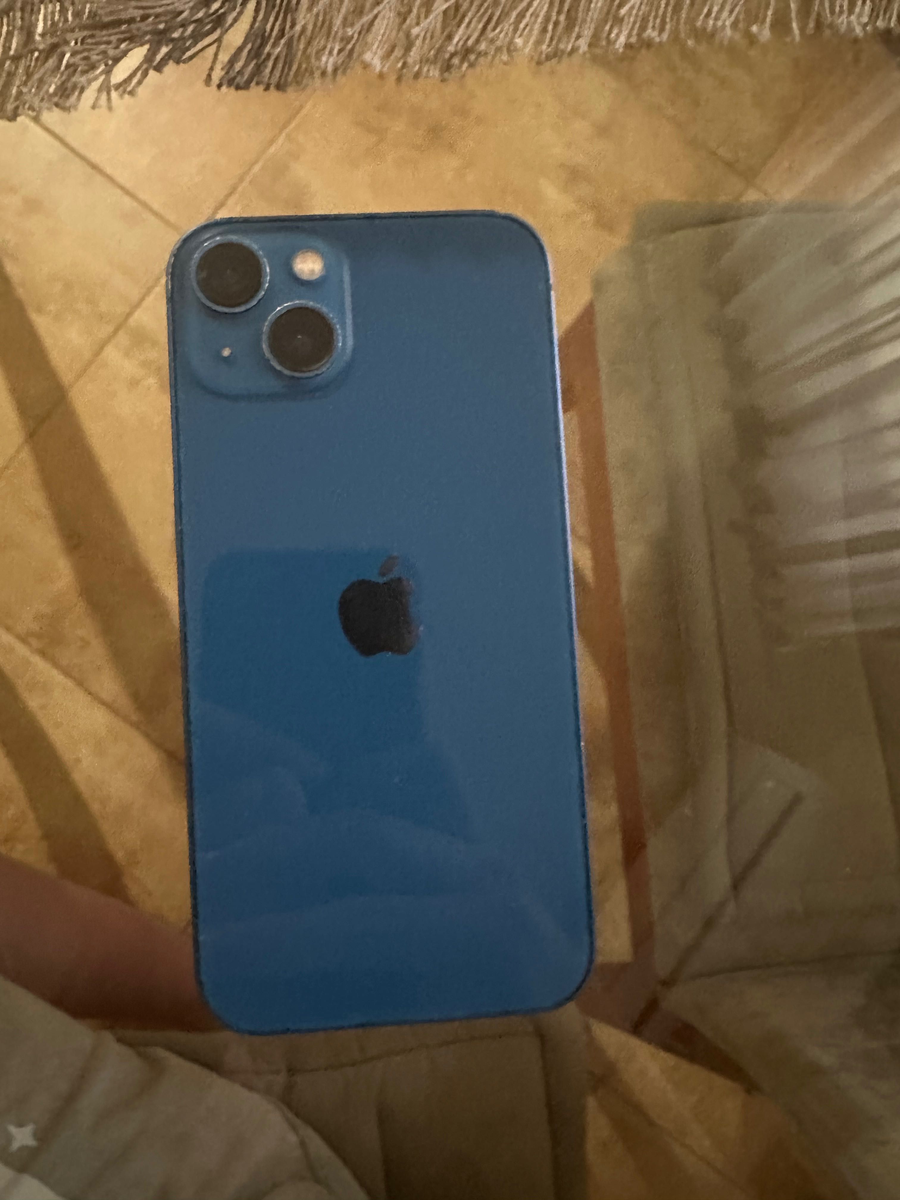 Iphone 13 navy/baby blue