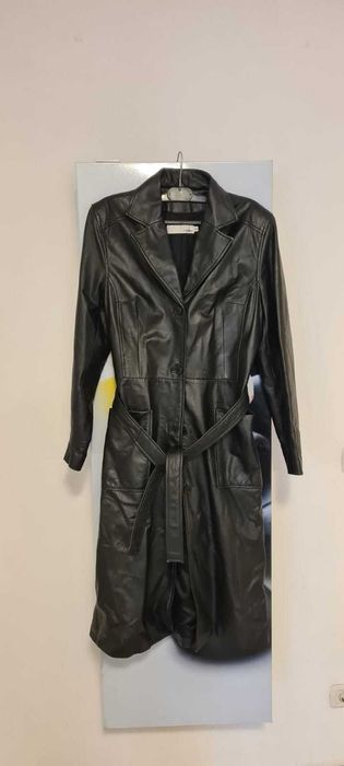 Pardesiu din piele pentru femei - NOU