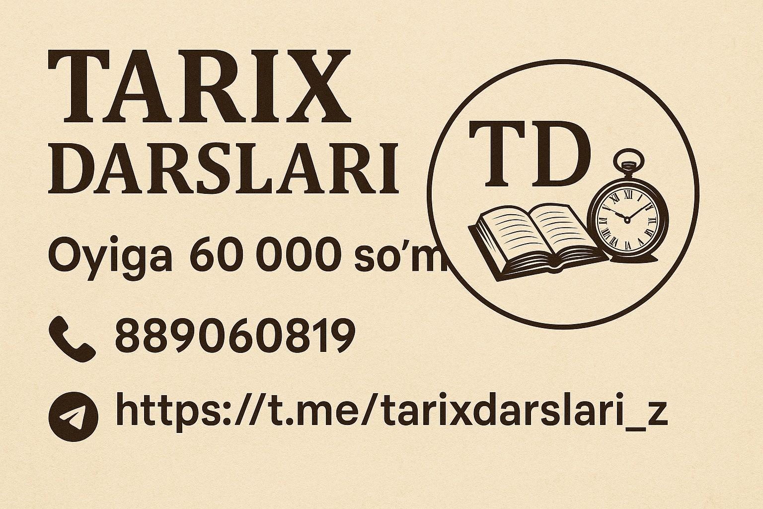 Tarixdan sifatli kurs