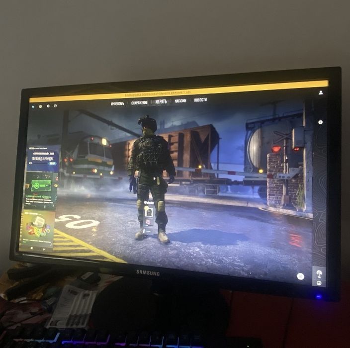 Продам монитор Samsung S24D300 - 24 дюйма чистого изображения