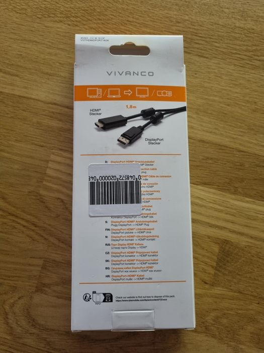Vivanco DisplayPort / HDMI чисто нов