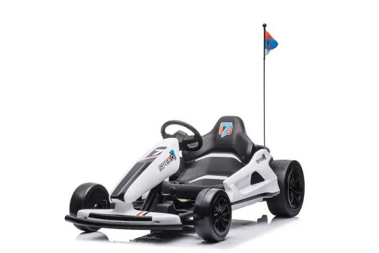 Kart electric pt. copii BJY035 F1  2 x150W cu functie de drift #White