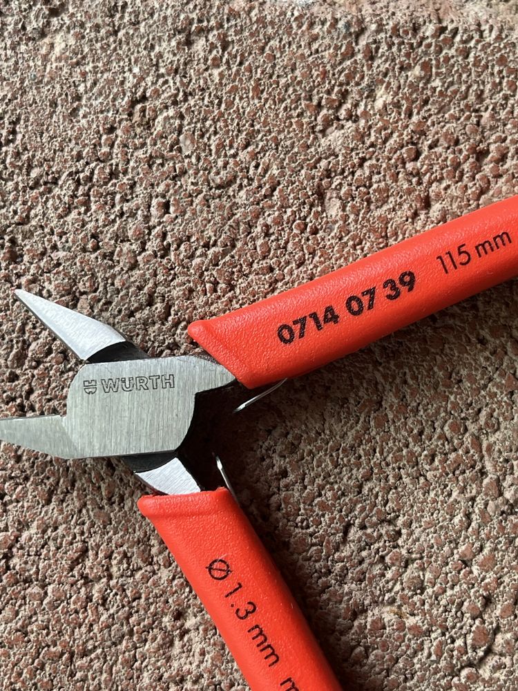 Wurth cleste taietor profesional 115mm rosu