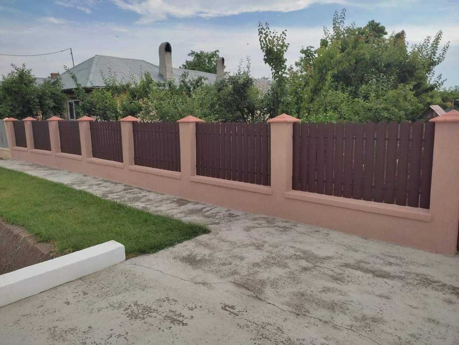 Garduri si porti din sipca metalica de orice culoare si marime