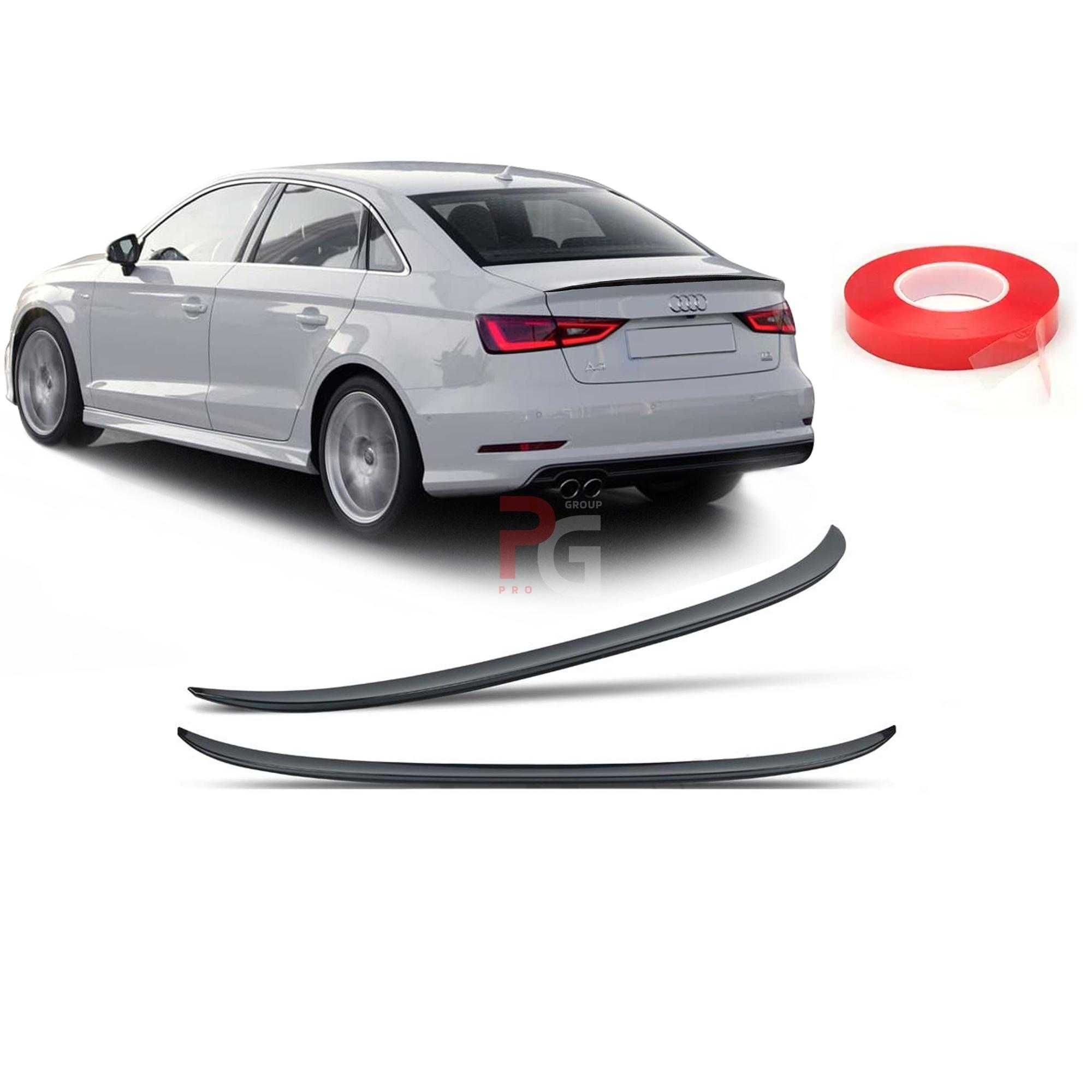 Spoiler portbagaj pentru Audi A3 (2013-2019) Sedan Negru Lucios