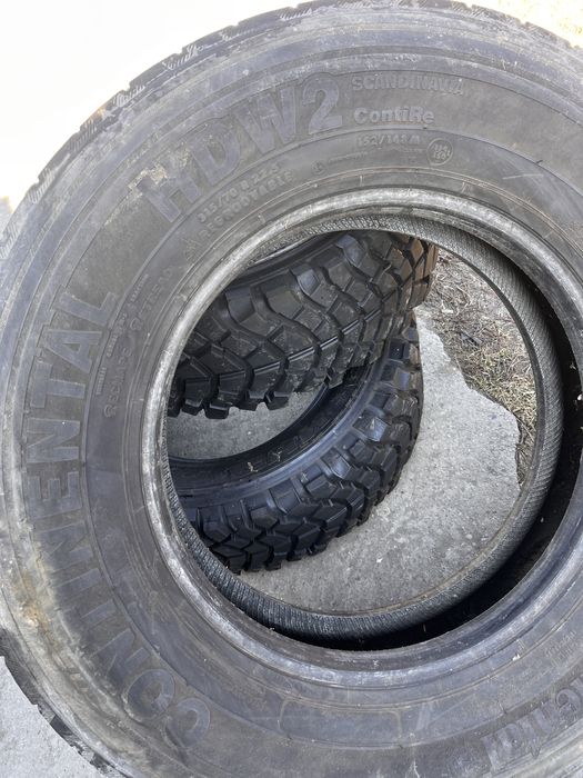 2 anvelope camion 315/70/22.5 , Continental , DOT 2018