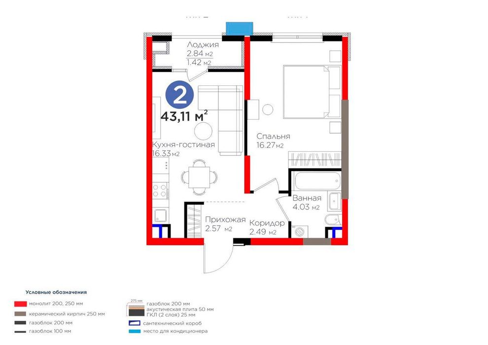 Продаю СВОЮ квартиру! 2/5/9 Бизнес класс ЖК SADO "Bi group"
