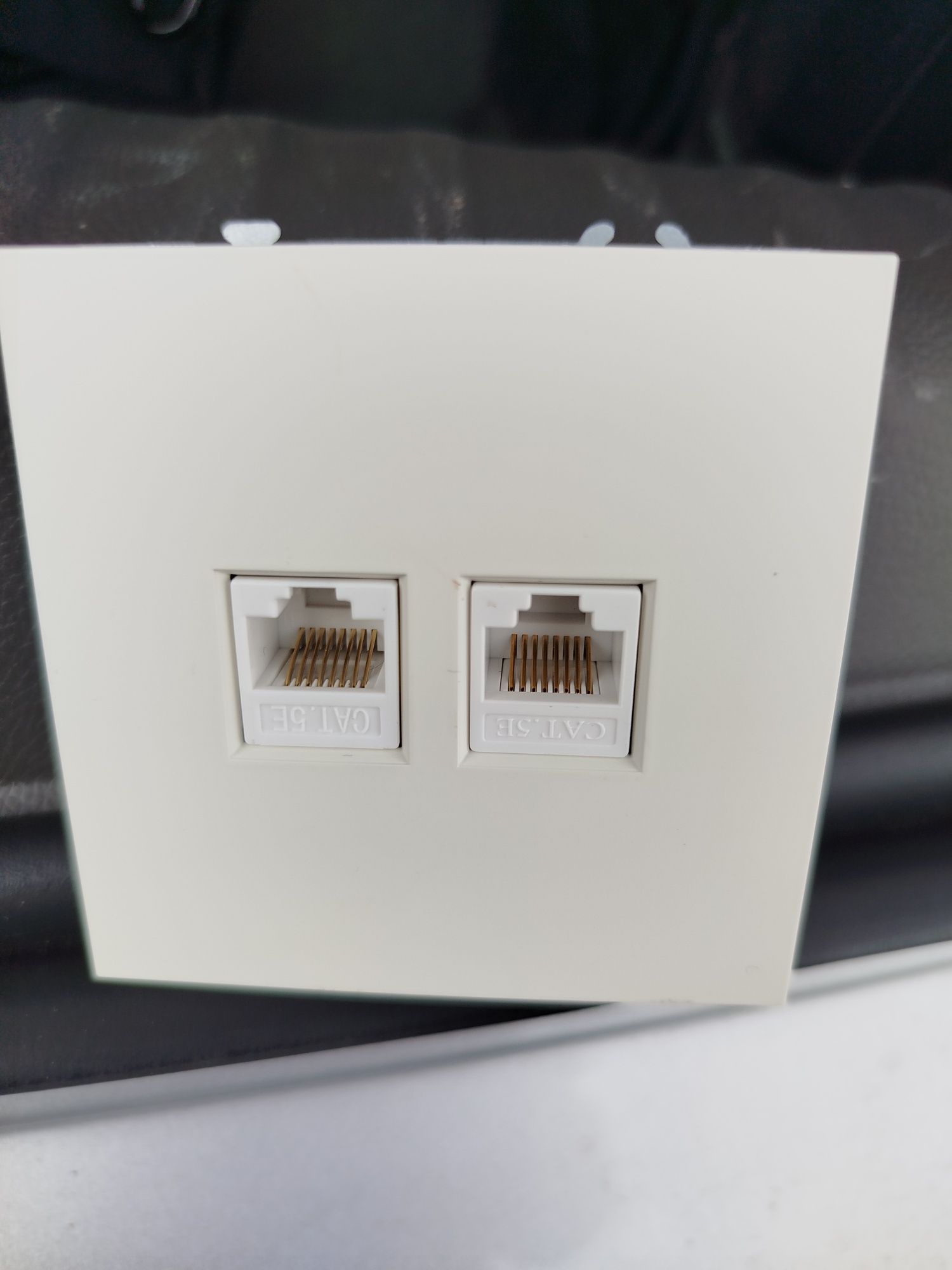 Розетка сетевая RJ-45,  2 разъём