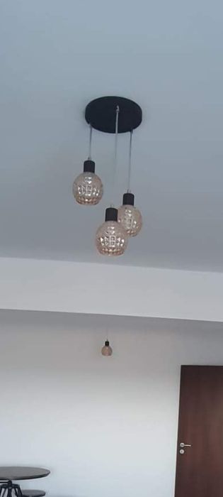 Set lustre cu glob din sticla