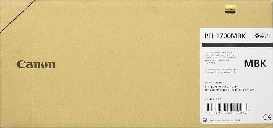 Cartus CANON PFI 1700 MBK