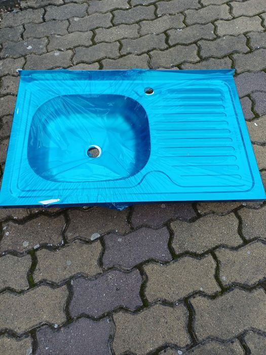 Vând chiuveta bucătărie cu baterie inox