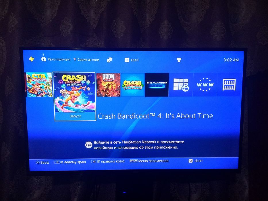 PS4 slim tiniq ideal holati o'yinlari bor 1ta djoystik bor plombasi bo