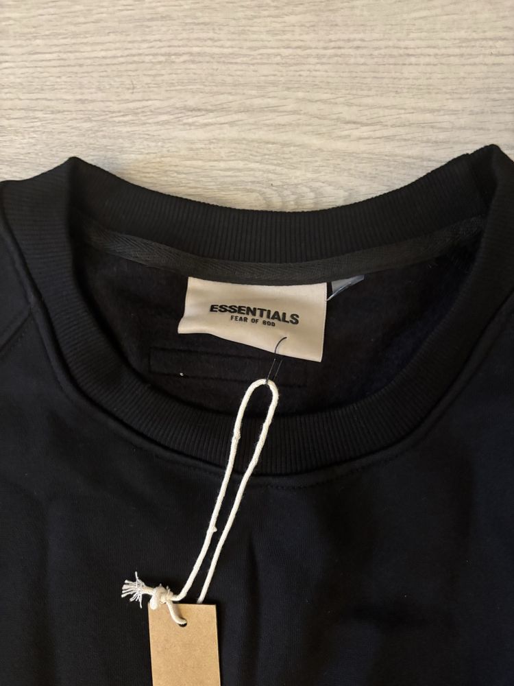 Fear Of God Essentials Crewneck Black