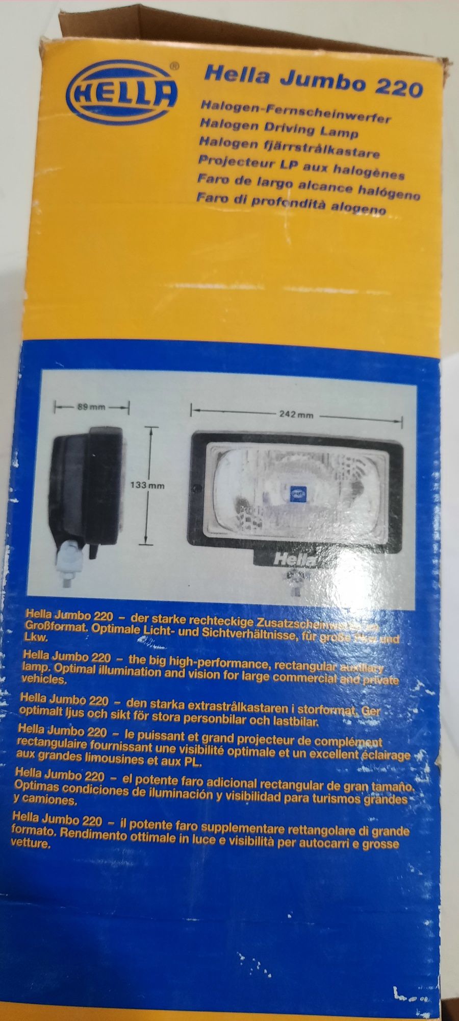Противотуманки дальнего света Hella jambo 220 оригинал. Писать. ватсап