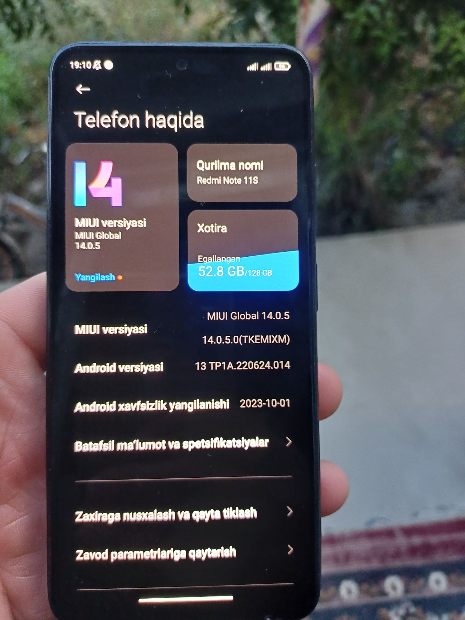 Redmi xolati zur