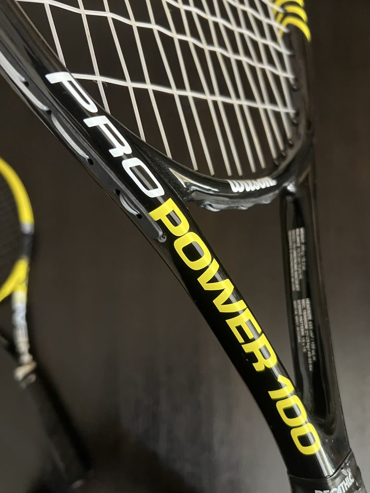 Тенис ракети Wilson Pro Power 100 и Head Extreme Pro