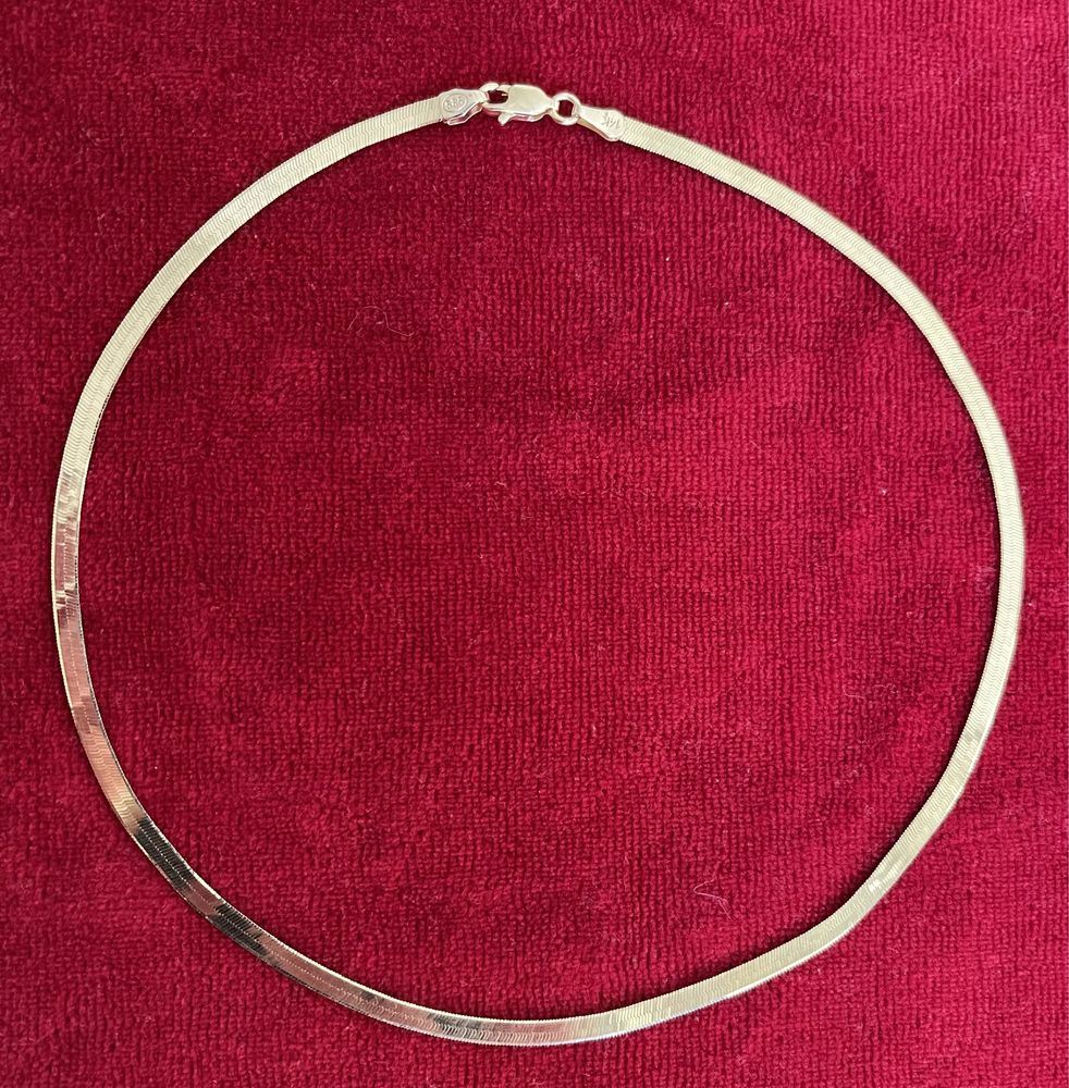 Lant aur 14 k model cuban snake, nou cu eticheta