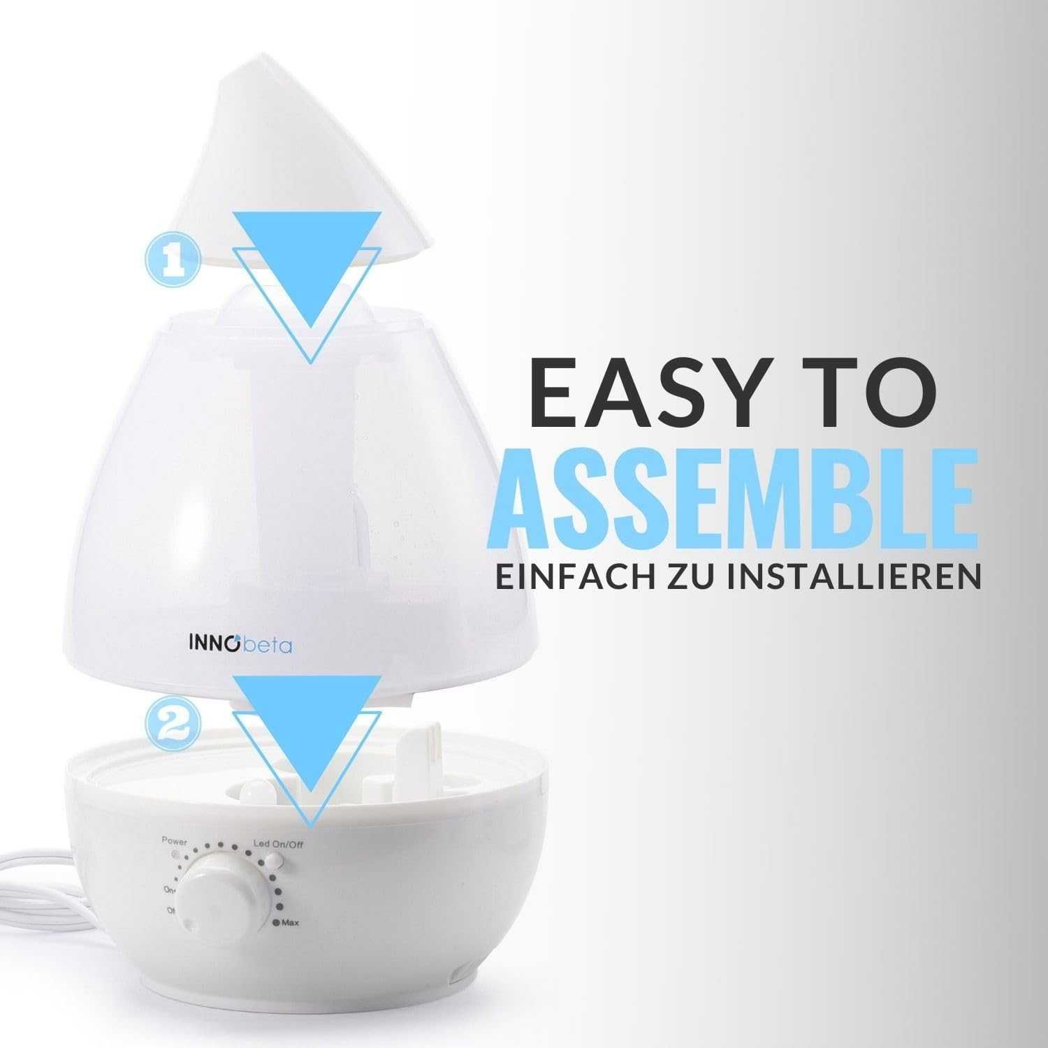 Ултразвуков овлажнител INNObeta Waterdrop 2.4L