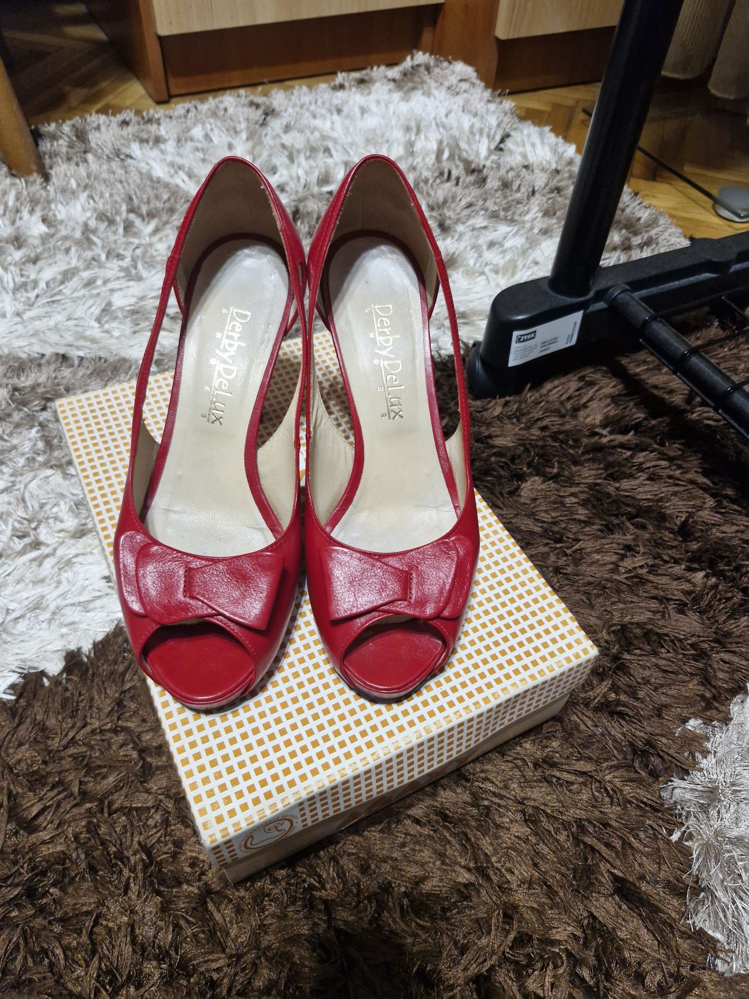 Sandale platforma,piele naturala,36