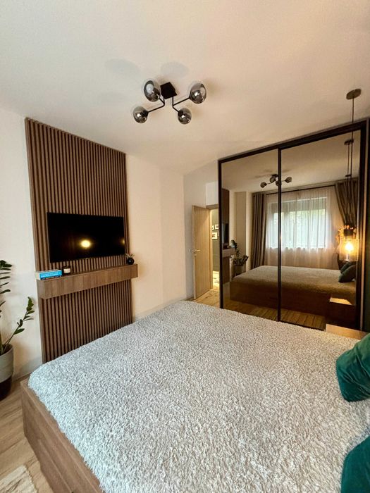 Apartament modern cu 3 cam. și curte proprie + loc parcare- GREENFIELD