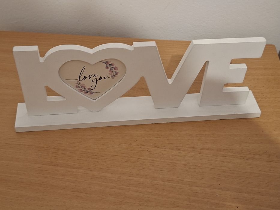 Rama foto decorativa cu text