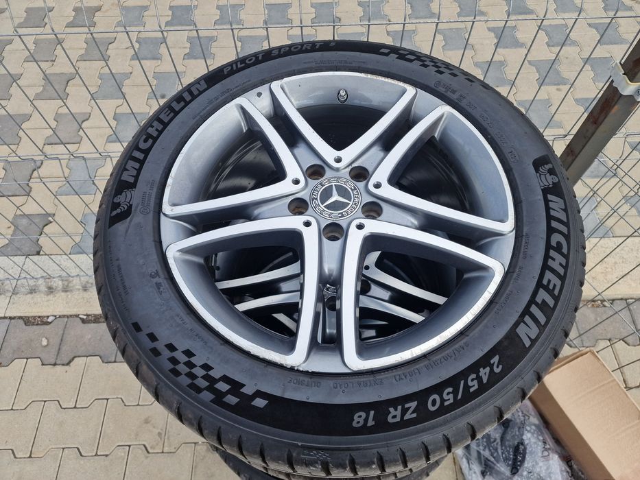 Гуми с Джанти за Mercedes S class W222 245/50 ZR 18 Michelin 2024 dot