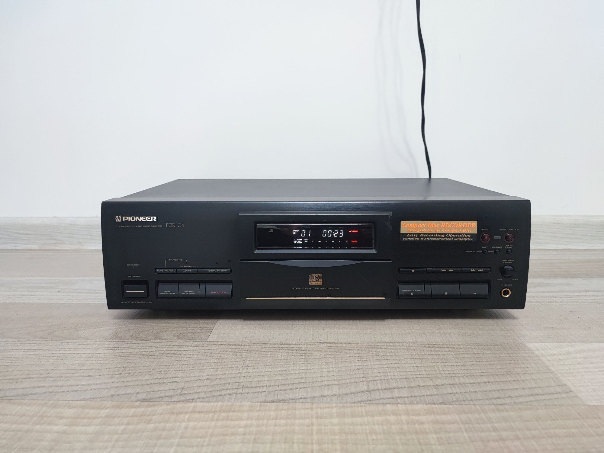 CD recorder Pioneer PDR-04 player compact disc Telecomanda originala