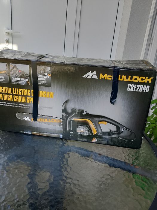 Електрически трион, за рязане на  дърва