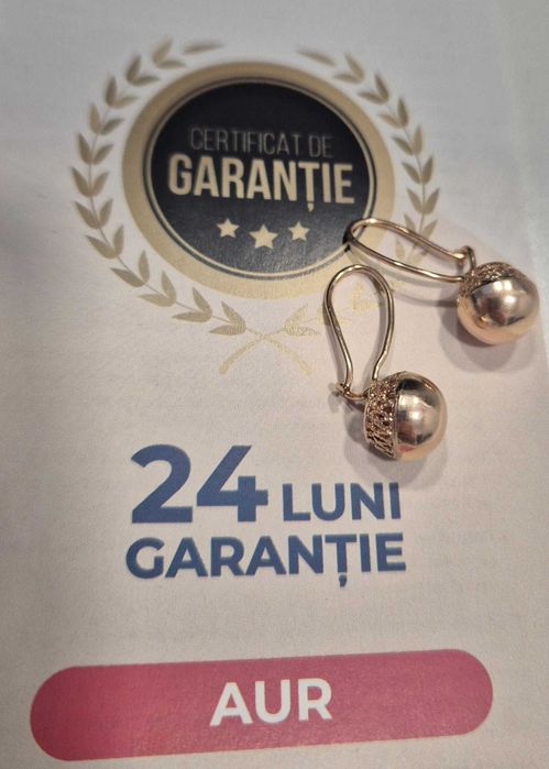 Cercei de aur (AG32 B27386.1) 2 ANI GARANTIE!