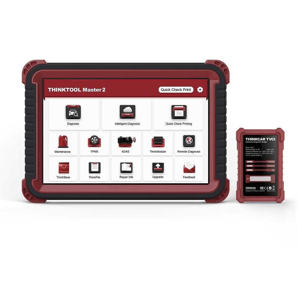 Thinktool Master 2 професионален уред за автодиагностика, български