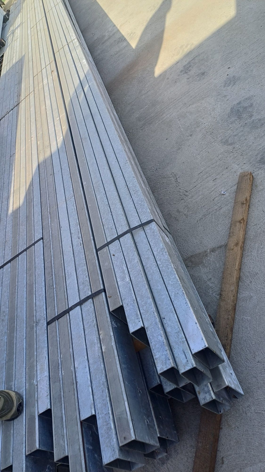 Teava rectangulara zincata, teava galvanizata, profile zincate  Noi