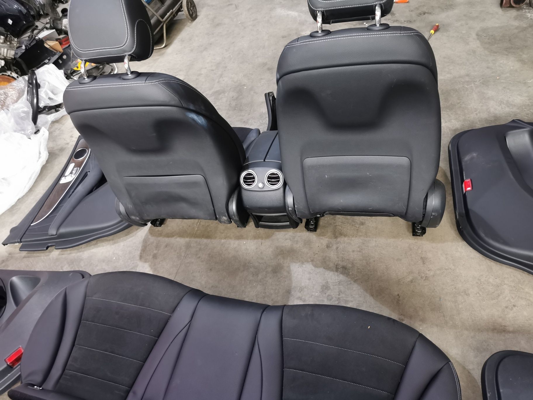 Scaun scaune interior bancheta electrice alcantara Mercedes glc 2018