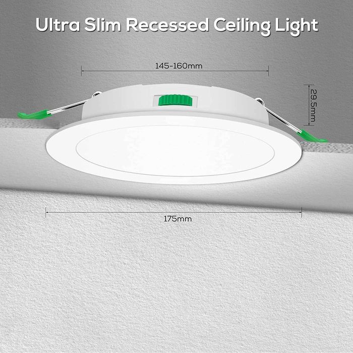 Bec Incastrat Spot LED ALUSSO,15W reglaj,dimabil,pachet 6 buc,clasaF