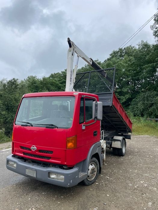 Nissan Atleon 3.5t basculabil cu macara, variante