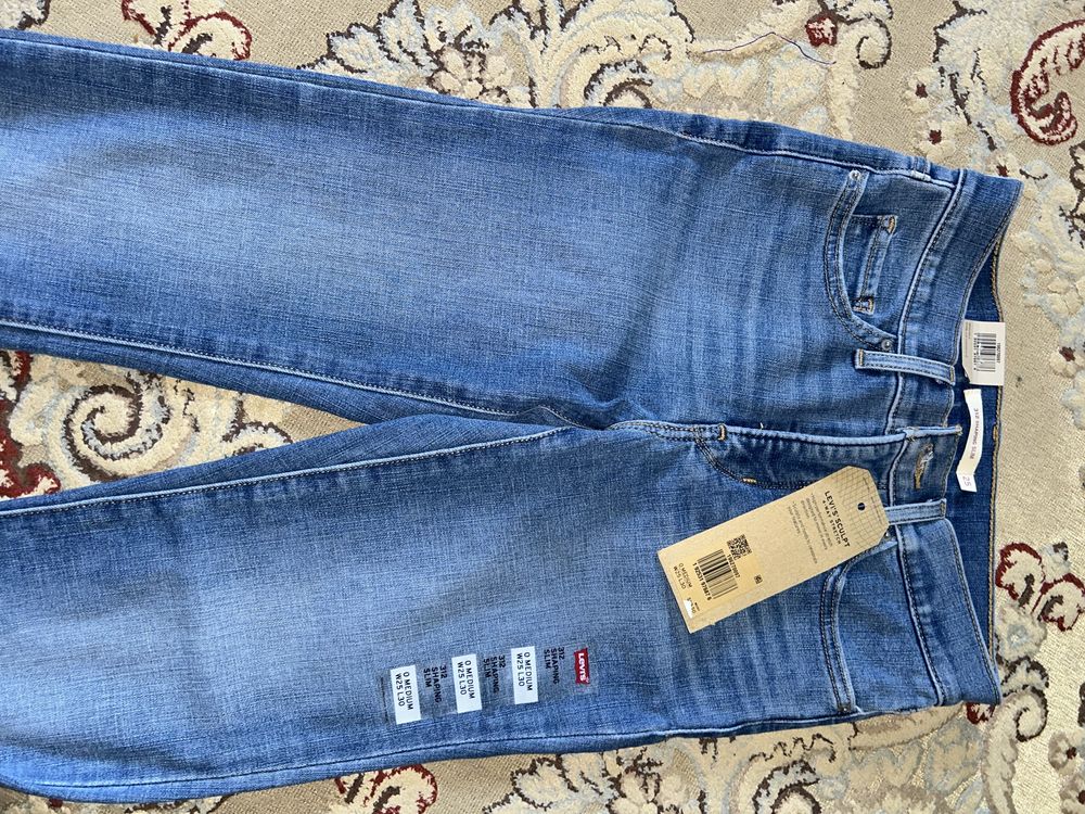 Оригинал Levis 312 Shaping Slim узкие джинсы средней посадки