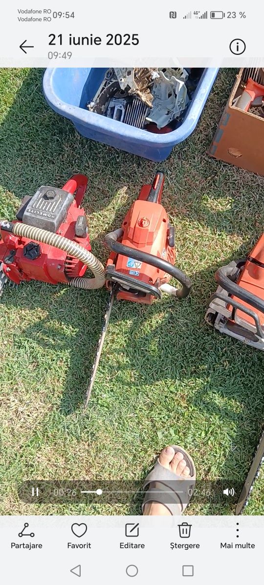 Lot drujbe și piese Stihl Husqvarna echo